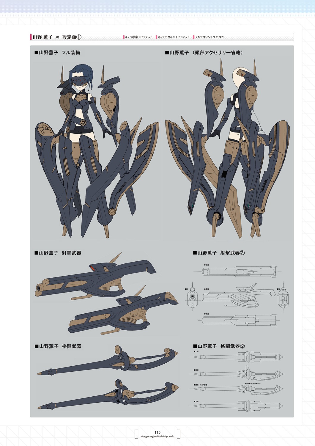 alice_gear_aegis character_design gun leotard tagme weapon yamano_kaoruko