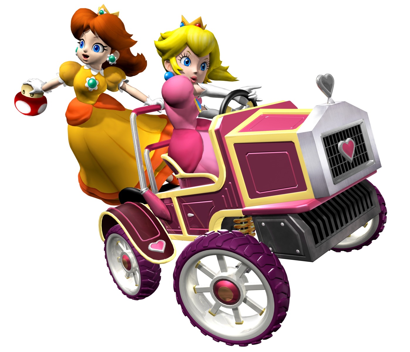 mario_bros. mario_kart princess_daisy princess_peach_toadstool