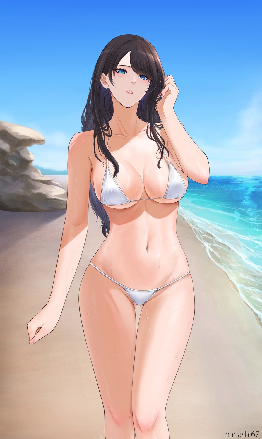 bikini nanashi67 swimsuits thong