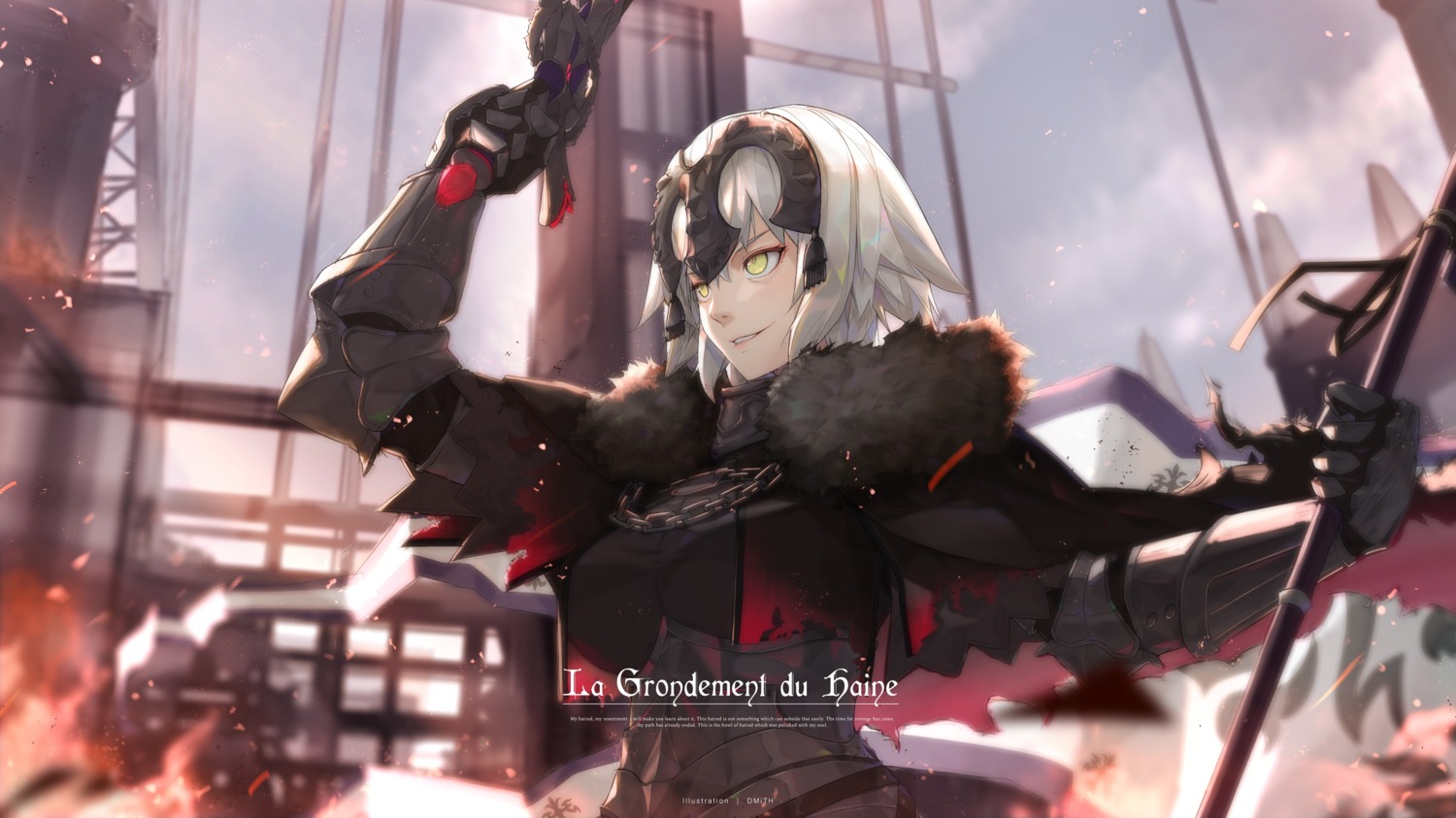 armor bagus_casbon fate/grand_order jeanne_d'arc jeanne_d'arc_(alter)_(fate) sword