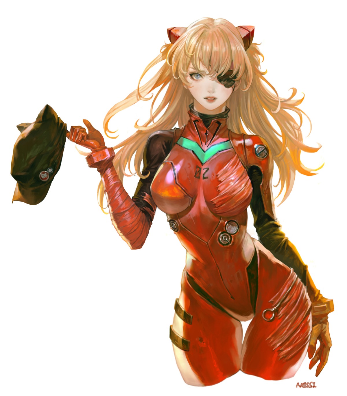 bodysuit eyepatch neon_genesis_evangelion nessi souryuu_asuka_langley