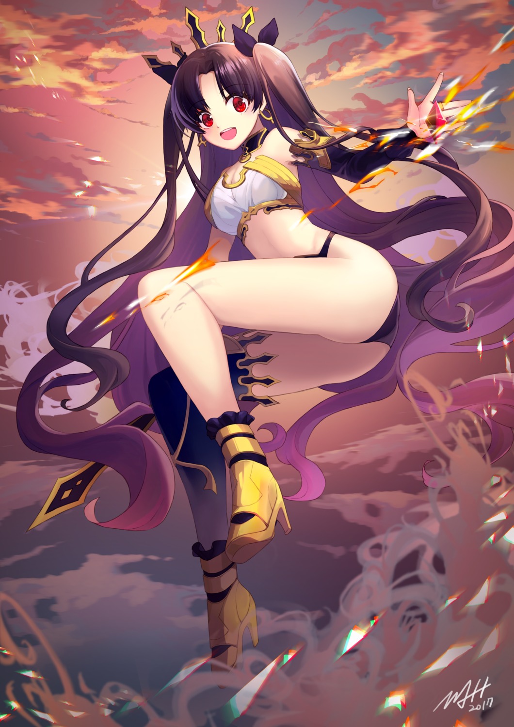 bikini_armor cleavage fate/grand_order heels ishtar_(fate/grand_order) jii_dayday