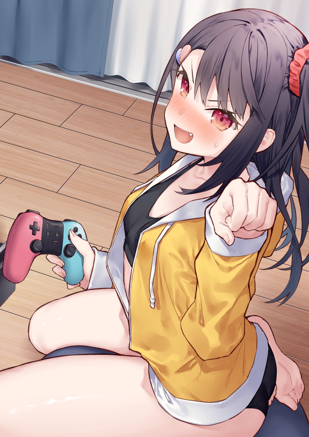 bra feet open_shirt pantsu tokuno_yuika