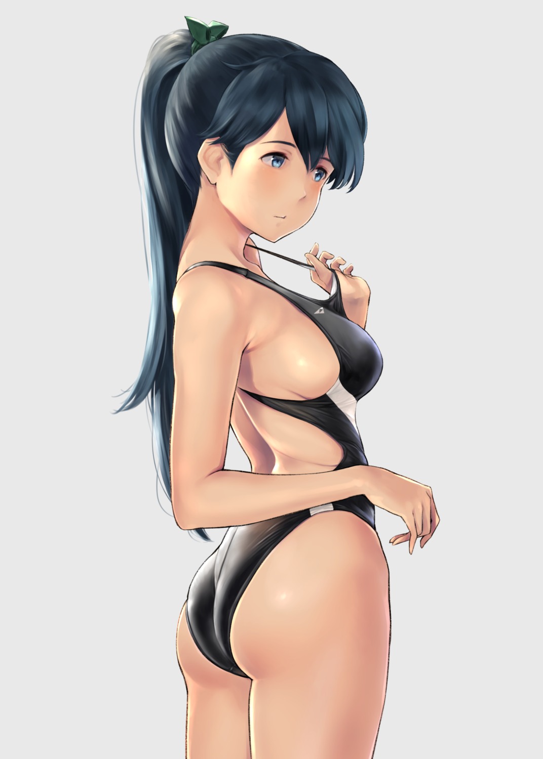 ass kantai_collection swimsuits wa_(genryusui)