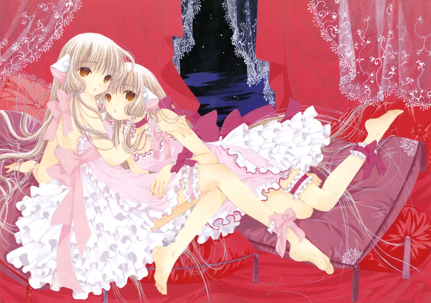 chii chobits clamp freya garter lolita_fashion