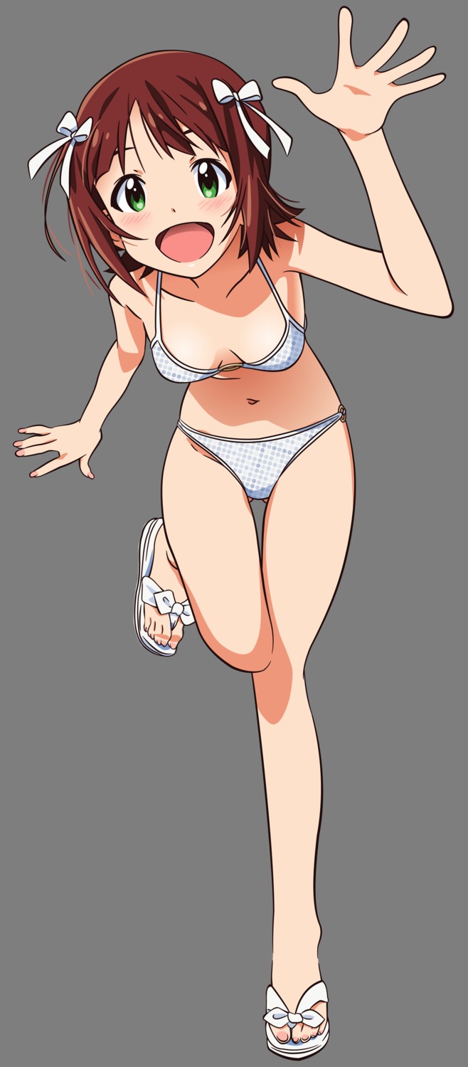 amami_haruka bikini cleavage ni.p swimsuits the_idolm@ster transparent_png