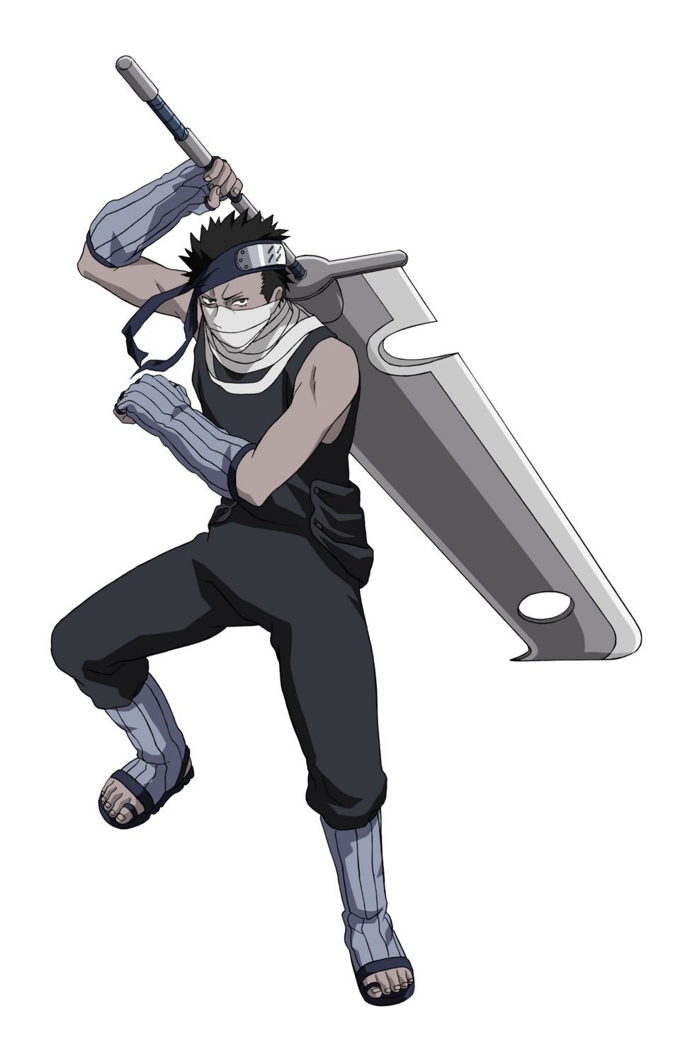 male momochi_zabuza naruto vector_trace