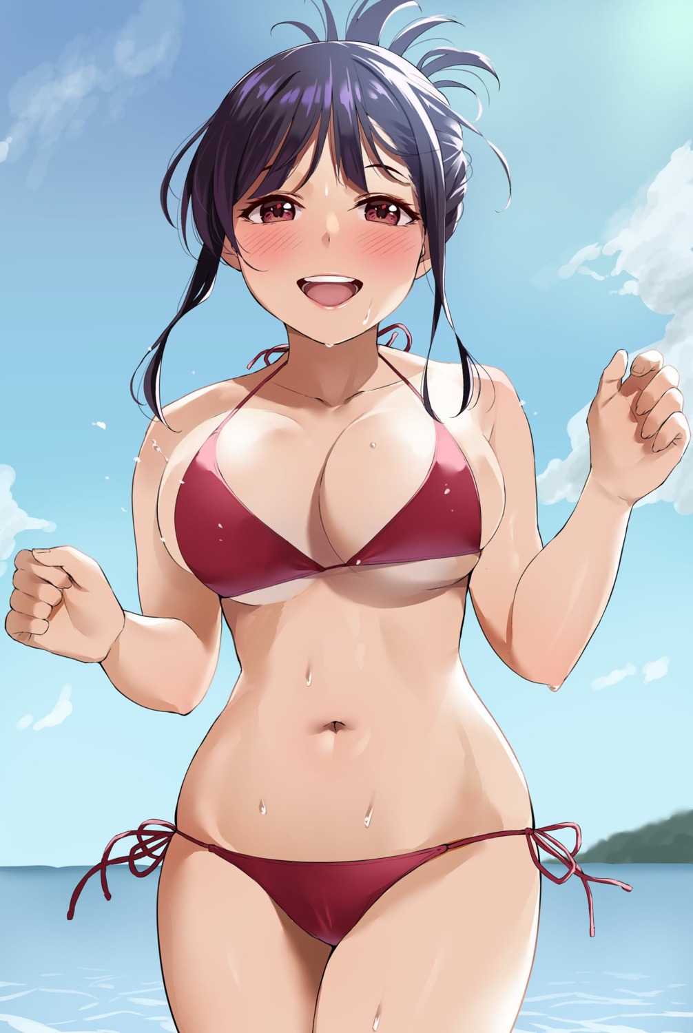 bikini igarashi_kyouhei itoko_no_onee-chan_ni_amaechau? swimsuits wet