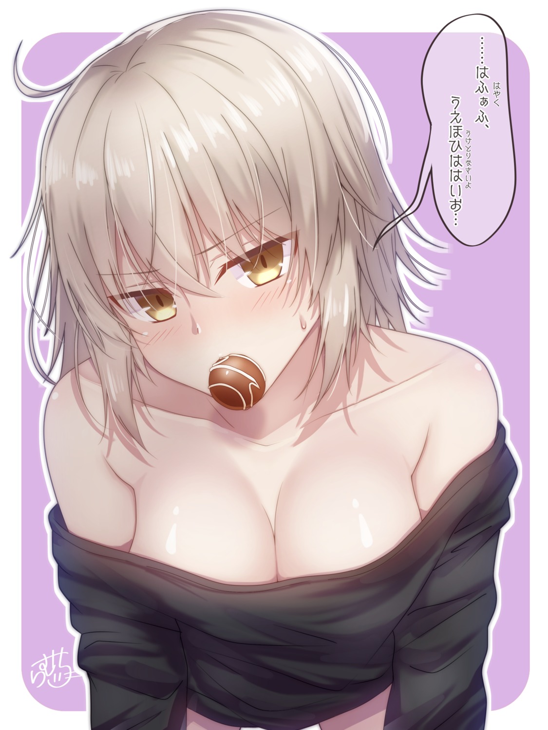 cleavage fate/grand_order jeanne_d'arc jeanne_d'arc_alter_(fate) ramchi valentine