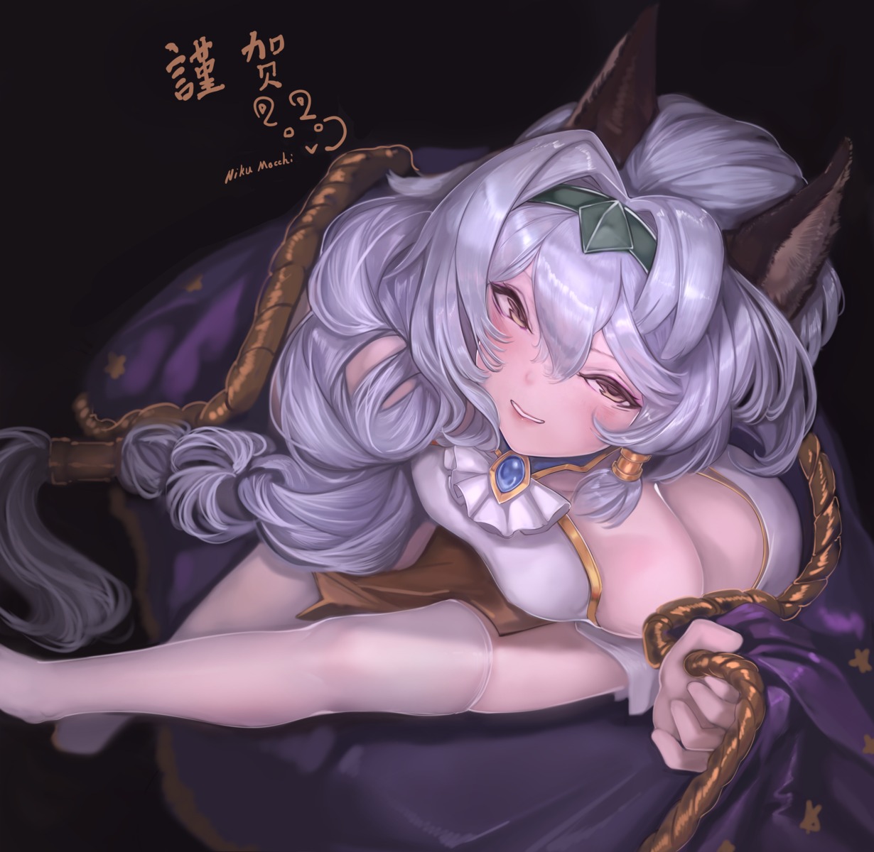 animal_ears granblue_fantasy heles nekomimi nikumocchi thighhighs