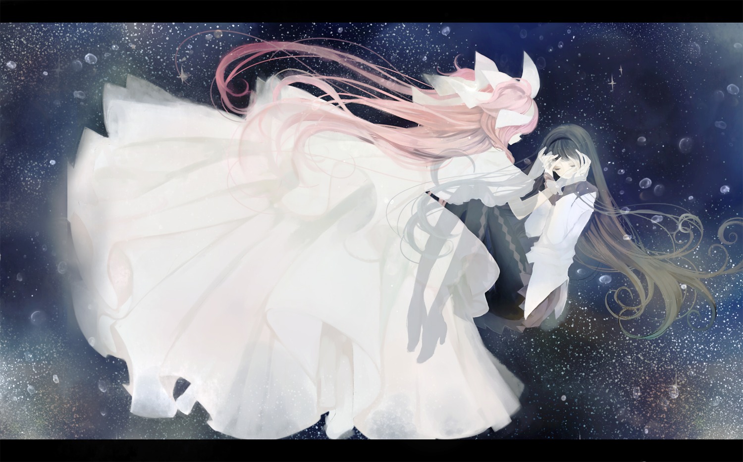 akemi_homura himehi kaname_madoka mahou_shoujo_madoka_magica pantyhose ultimate_madoka