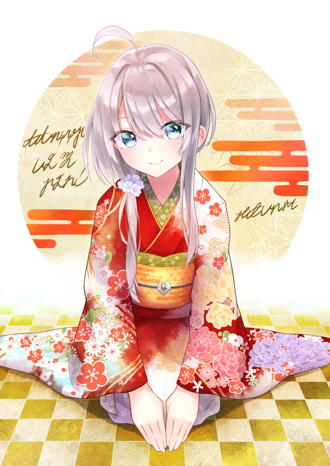 elaina_(majo_no_tabitabi) kimono majo_no_tabitabi minau37