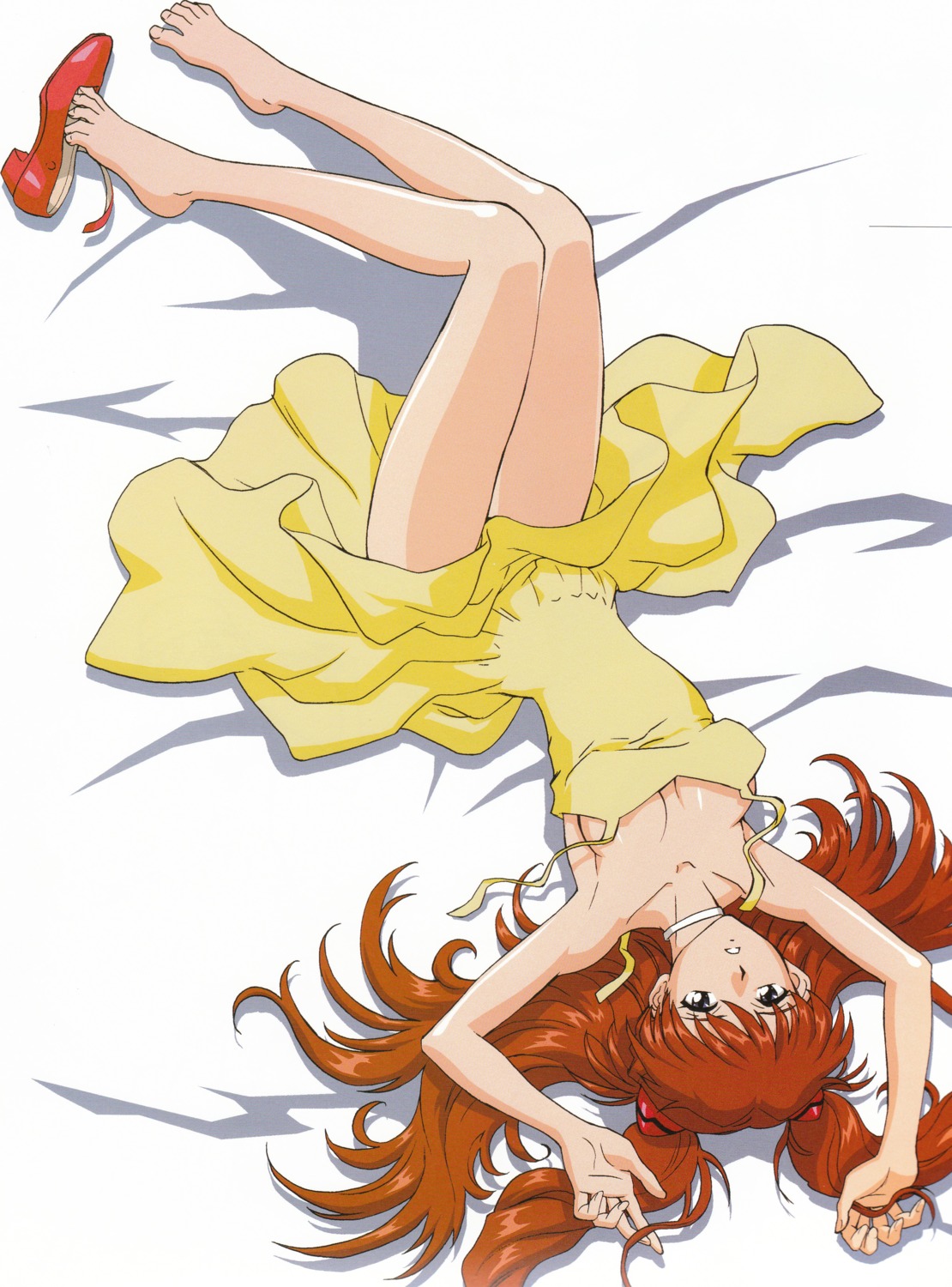 cleavage dress neon_genesis_evangelion screening souryuu_asuka_langley