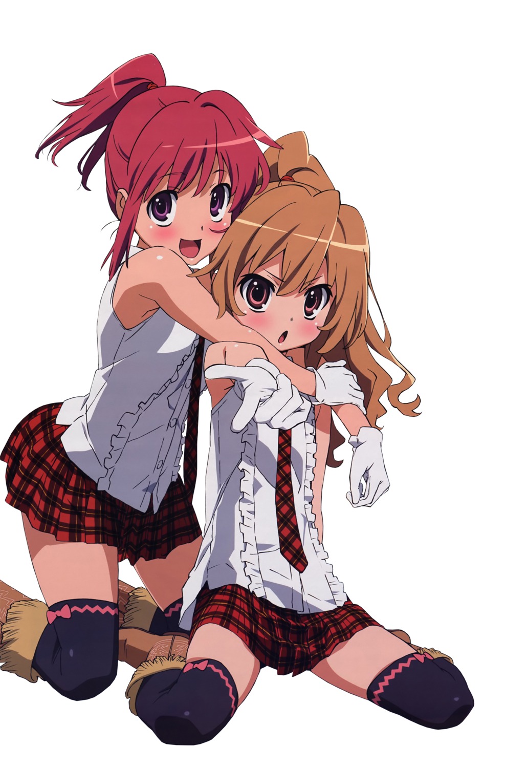 aisaka_taiga kushieda_minori tanaka_masayoshi thighhighs toradora!