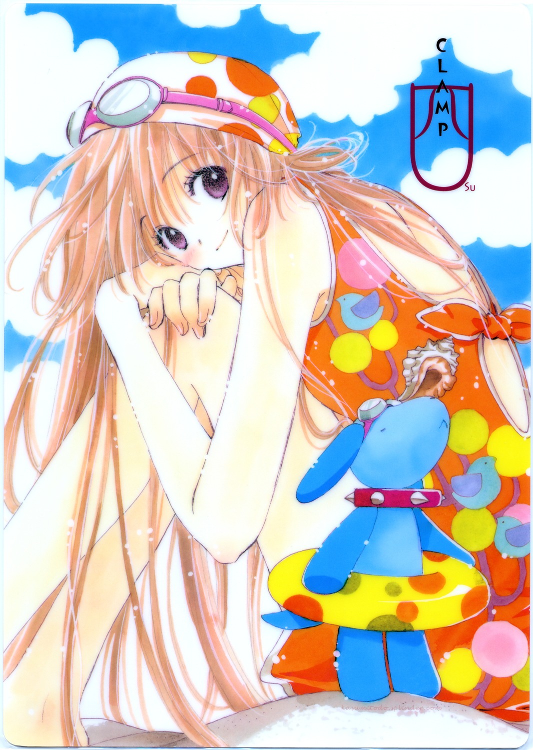 clamp hanato_kobato ioryogi kobato swimsuits