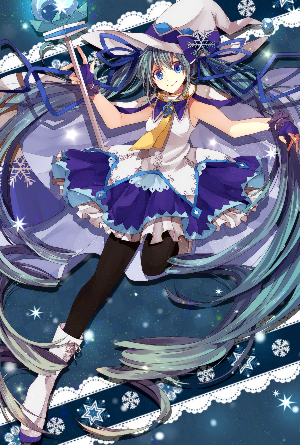 hatsune_miku vocaloid yuki_miku