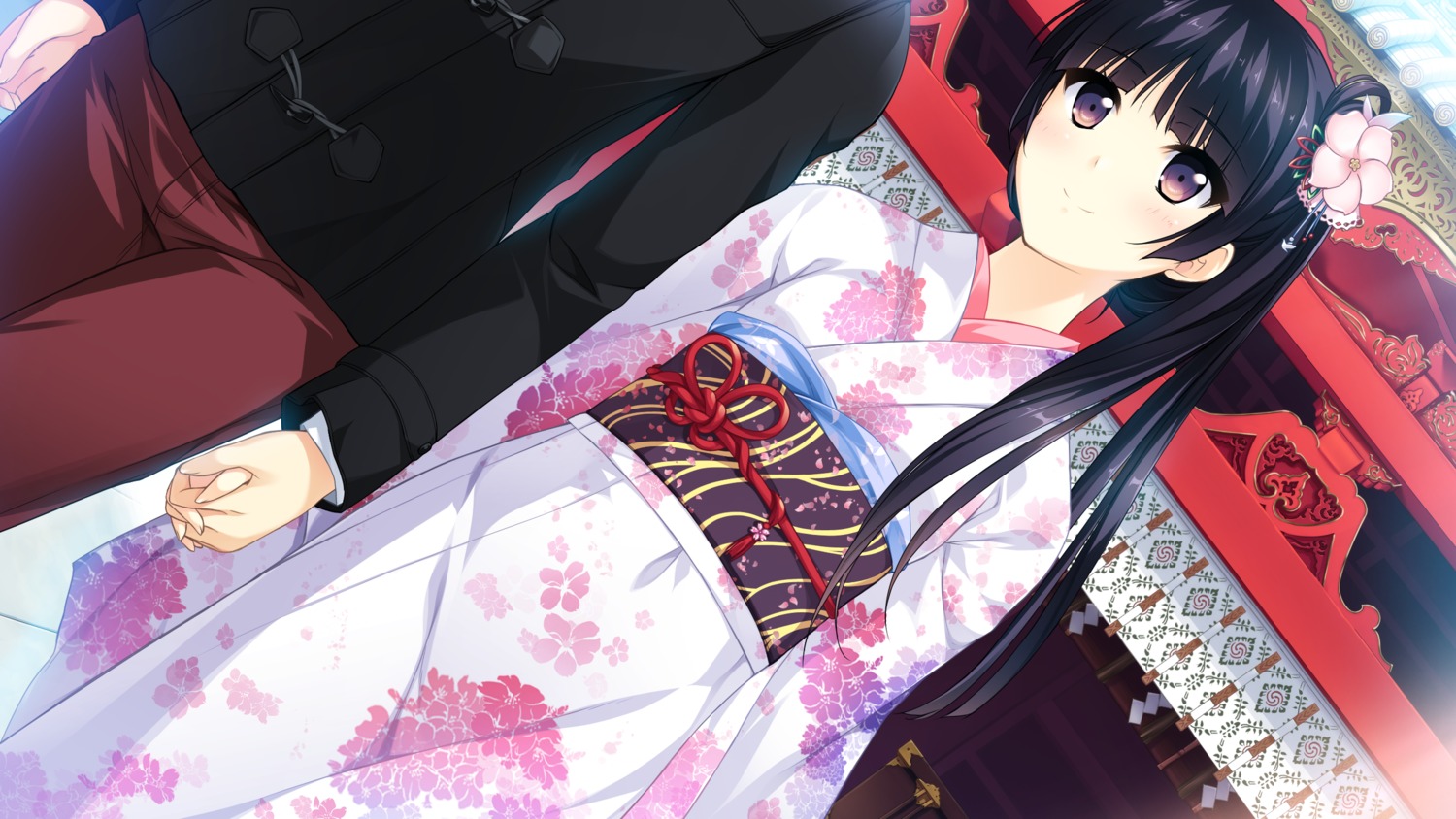 game_cg habane_kotori kimono kono_oozora_ni_tsubasa_wo_hirogete pulltop yashima_takahiro