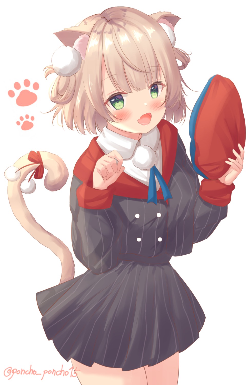 animal_ears indie_virtual_youtuber nekomimi seifuku shigure_ui_(vtuber) tagme tail