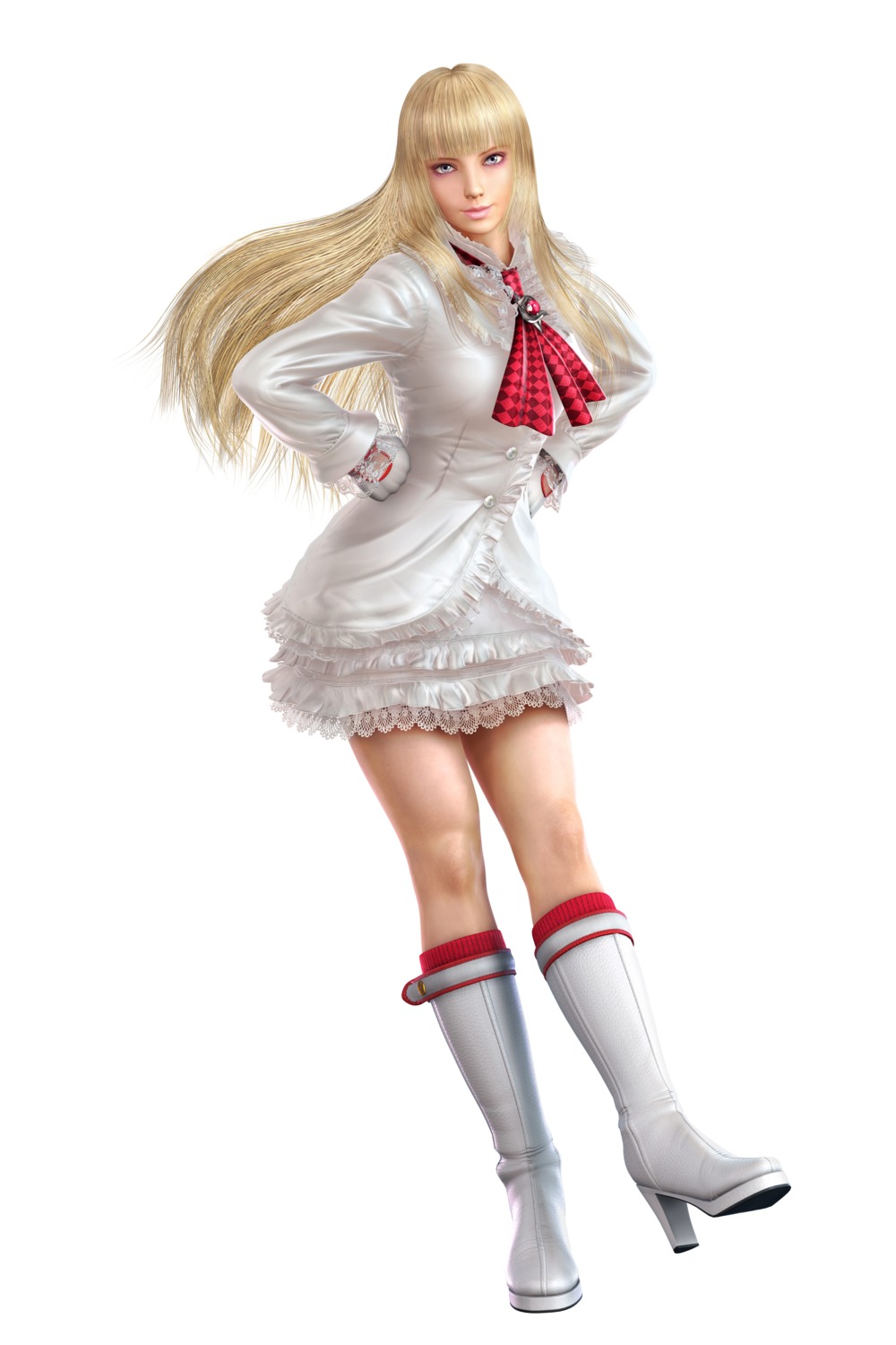 cg dress emilie_de_rochefort heels tekken