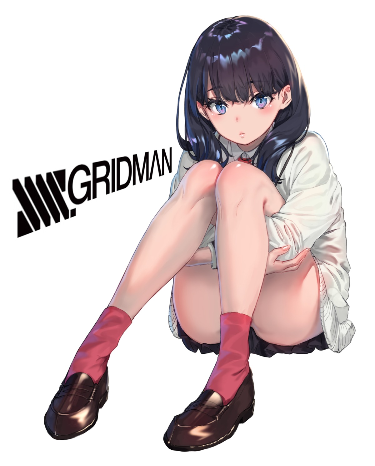 heels rolua seifuku ssss.gridman sweater takarada_rikka