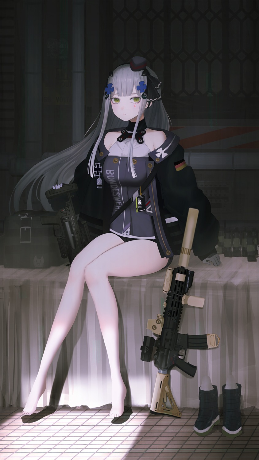 eigo ichii girls frontline hk416 (girls frontline) gun | #990270 | yande.re