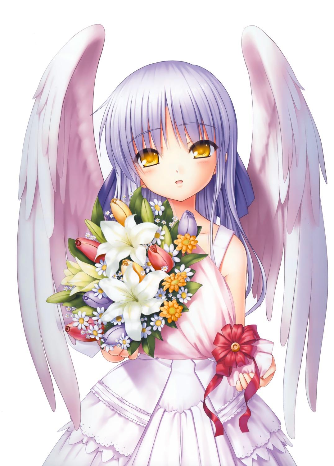 angel angel_beats! dress key na-ga tachibana_kanade wings