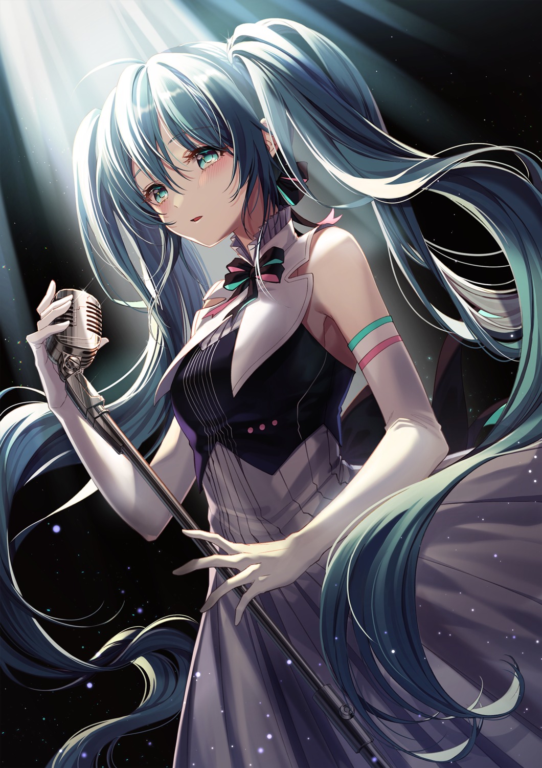 dress hatsune_miku hatsune_miku_symphony kiwi_(pixiv6429539) vocaloid