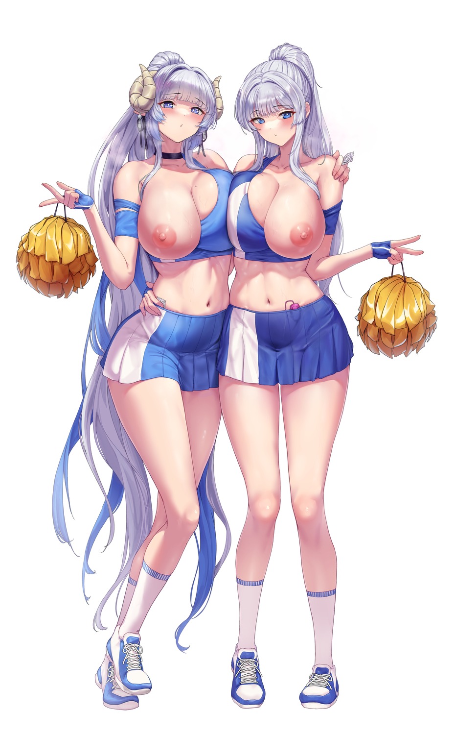 breasts cheerleader eunseol horns jinmeii nipples sylphy_(kerinyan) vibrator