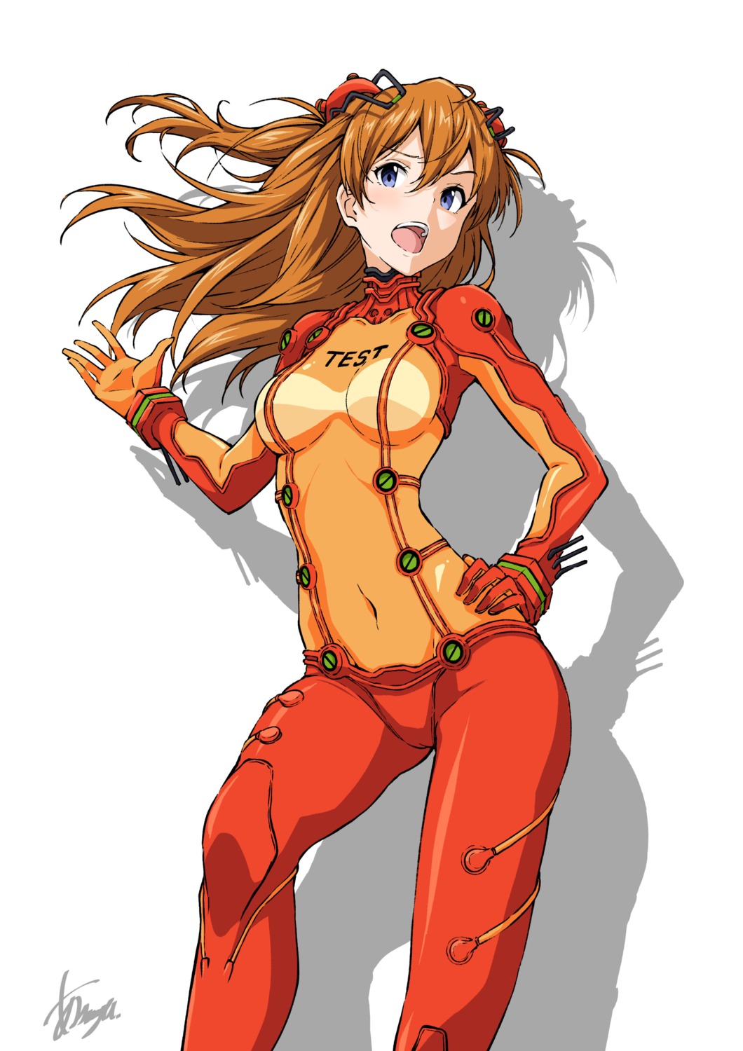 asanaya bodysuit cameltoe neon_genesis_evangelion souryuu_asuka_langley