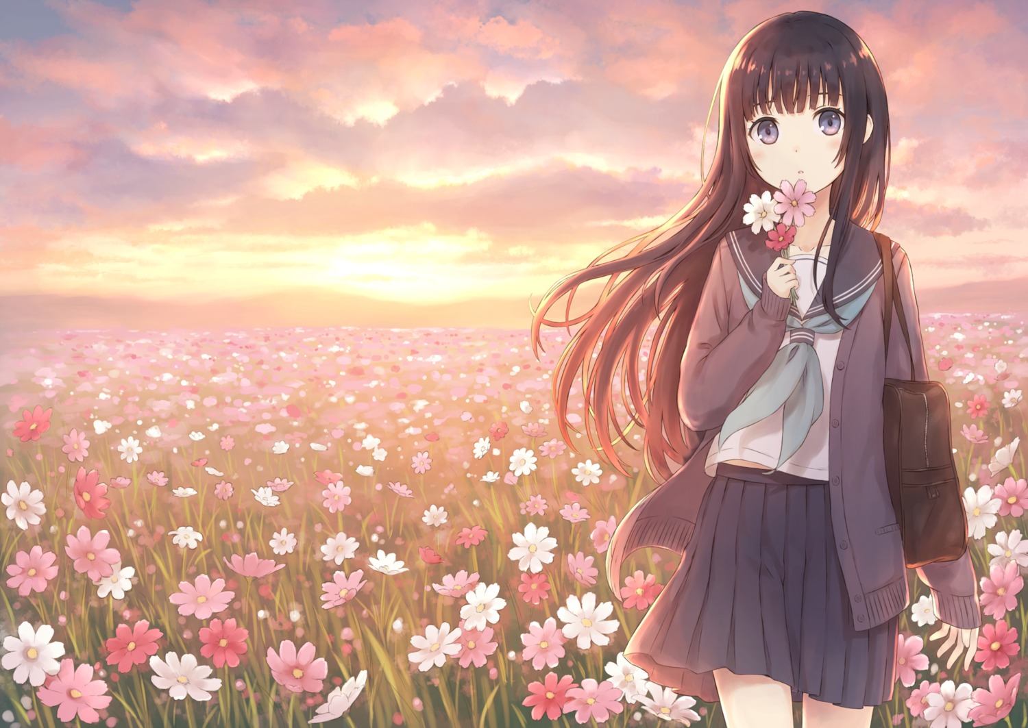 104_(artist) landscape seifuku sweater