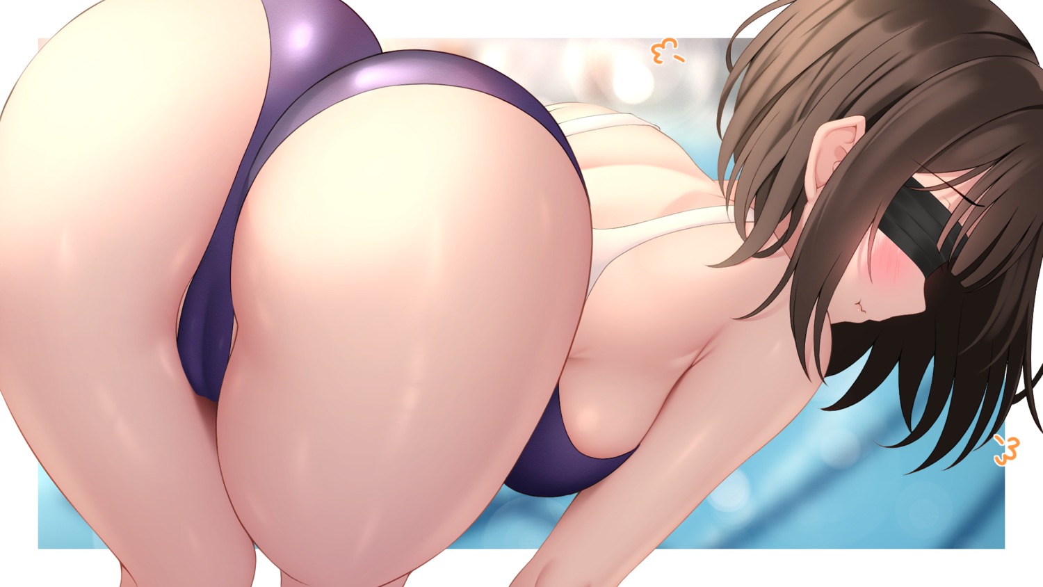 akira_shiun ass cameltoe swimsuits wallpaper