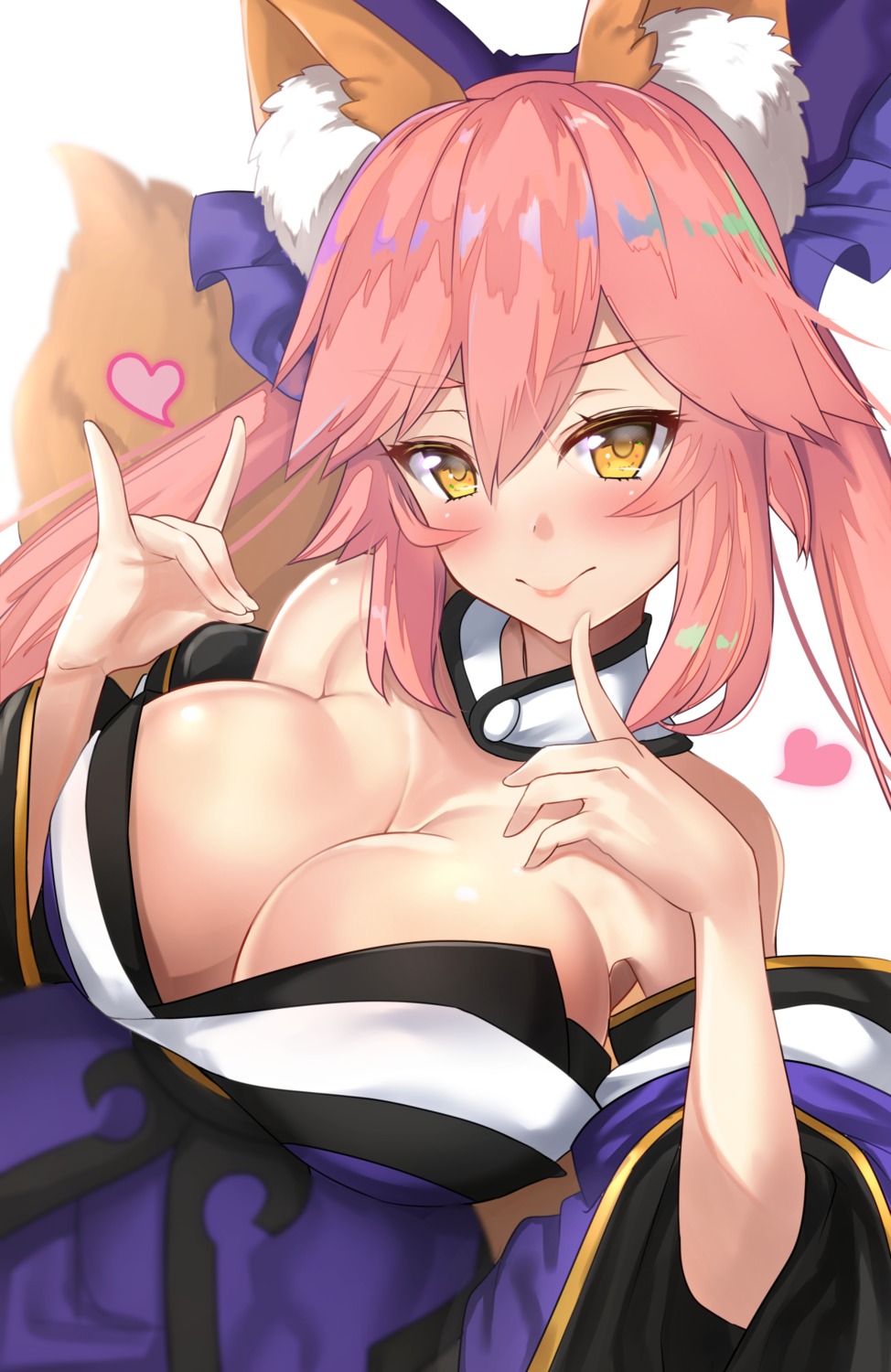 animal_ears fate/extra fate/grand_order fate/stay_night japanese_clothes tail tamamo_no_mae untsue