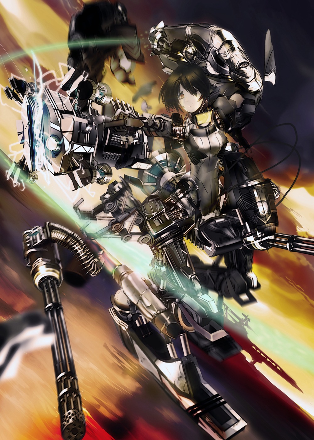 gun mecha_musume nanatsuki_sousuke