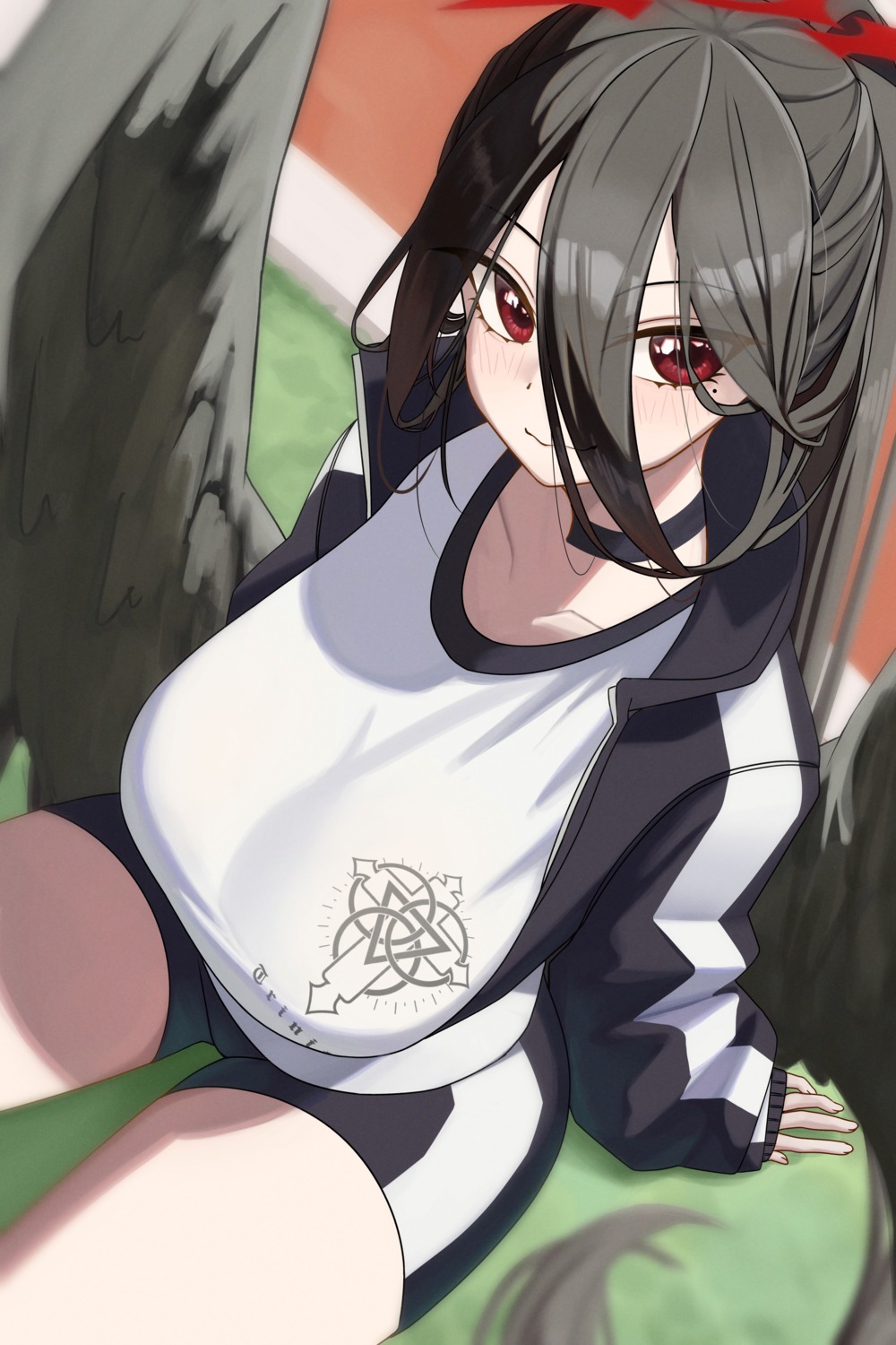 angel blue_archive gym_uniform hanekawa_hasumi mcbox wings