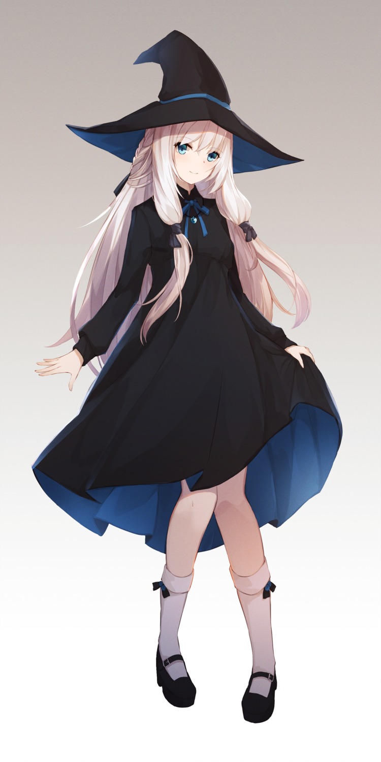 dress heels sagiri_(ulpha220) skirt_lift witch