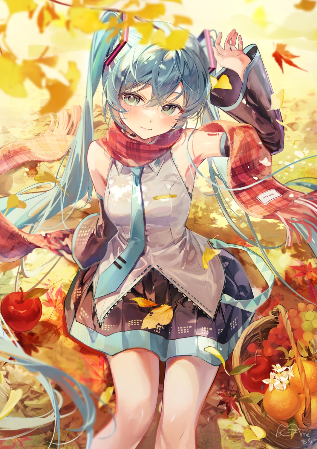 ame_929 hatsune_miku tattoo vocaloid