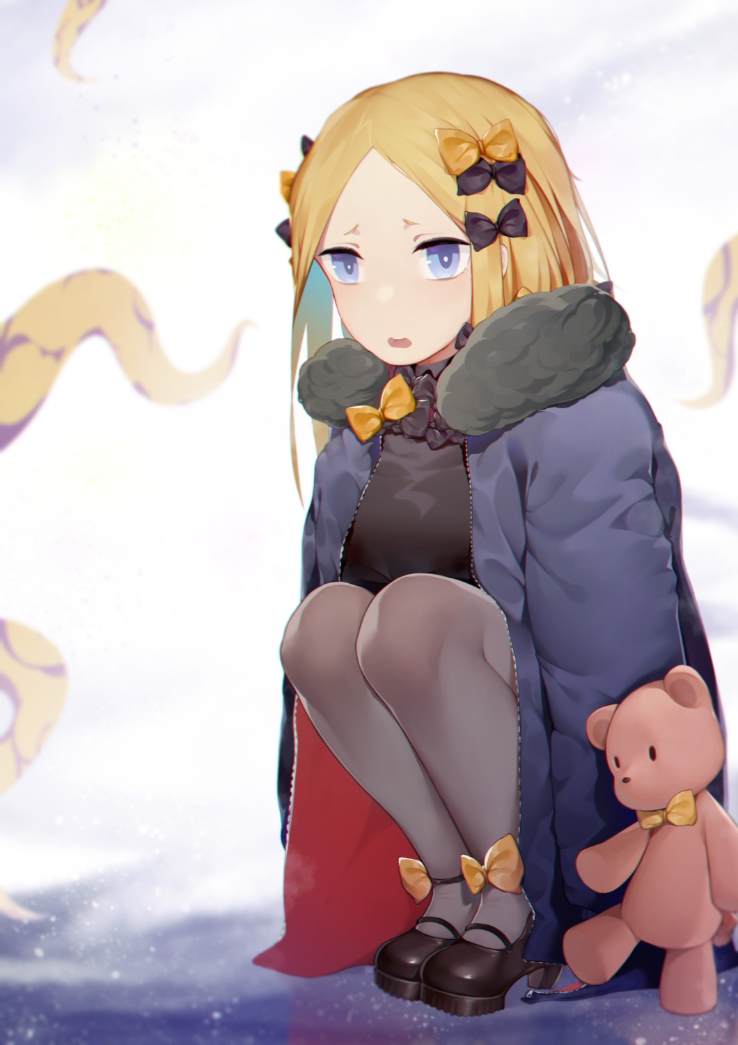 abigail_williams_(fate) fate/grand_order heels pantyhose tentacles toki_(1243309499)