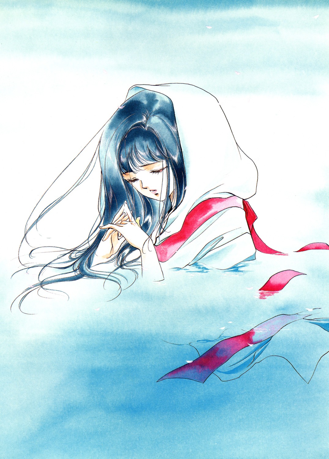 kakinouchi_narumi vampire_princess_miyu watercolor yui_(miyu)