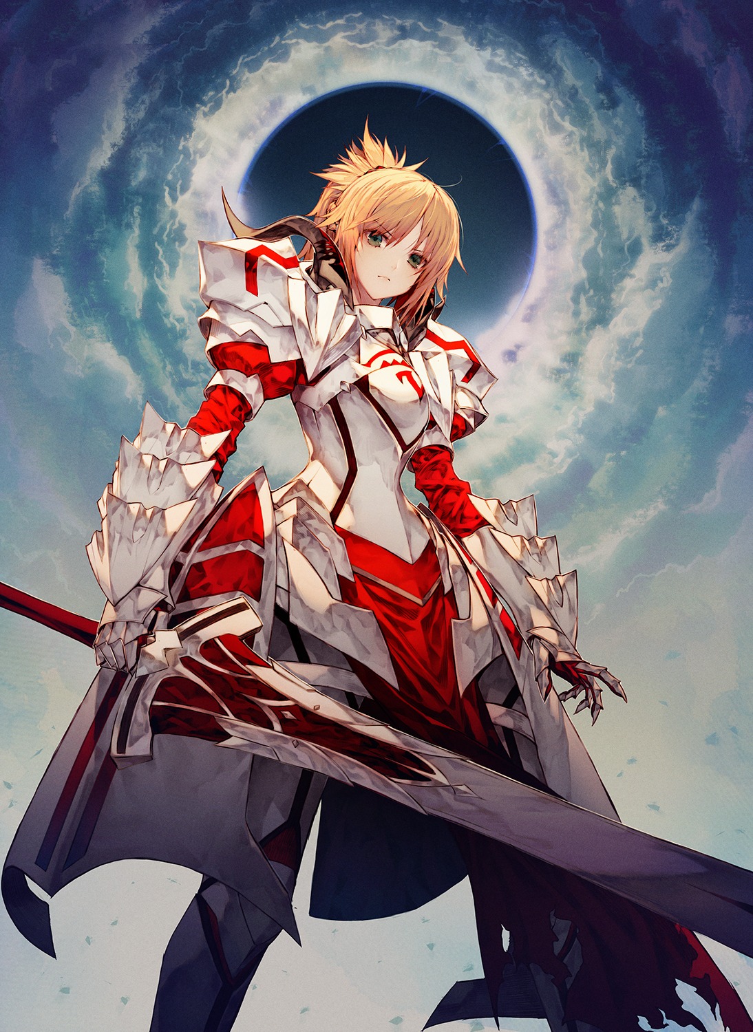 armor fate/apocrypha fate/grand_order fate/stay_night mordred_(fate) sword wanke
