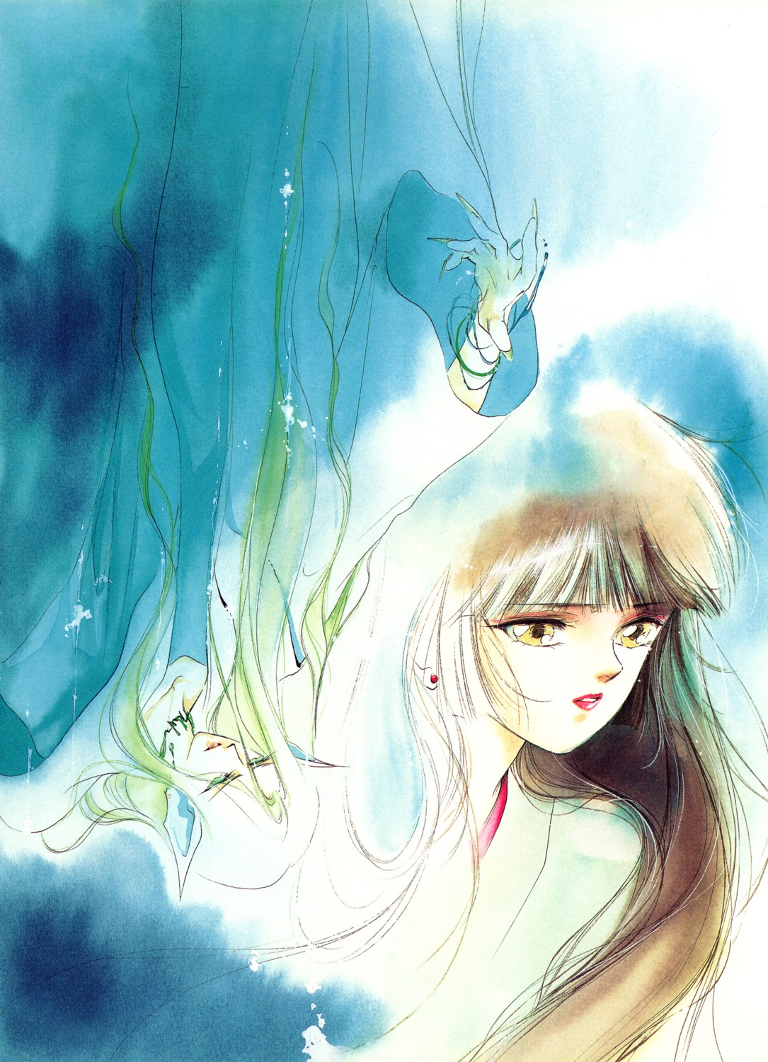 kakinouchi_narumi miyu vampire_princess_miyu watercolor