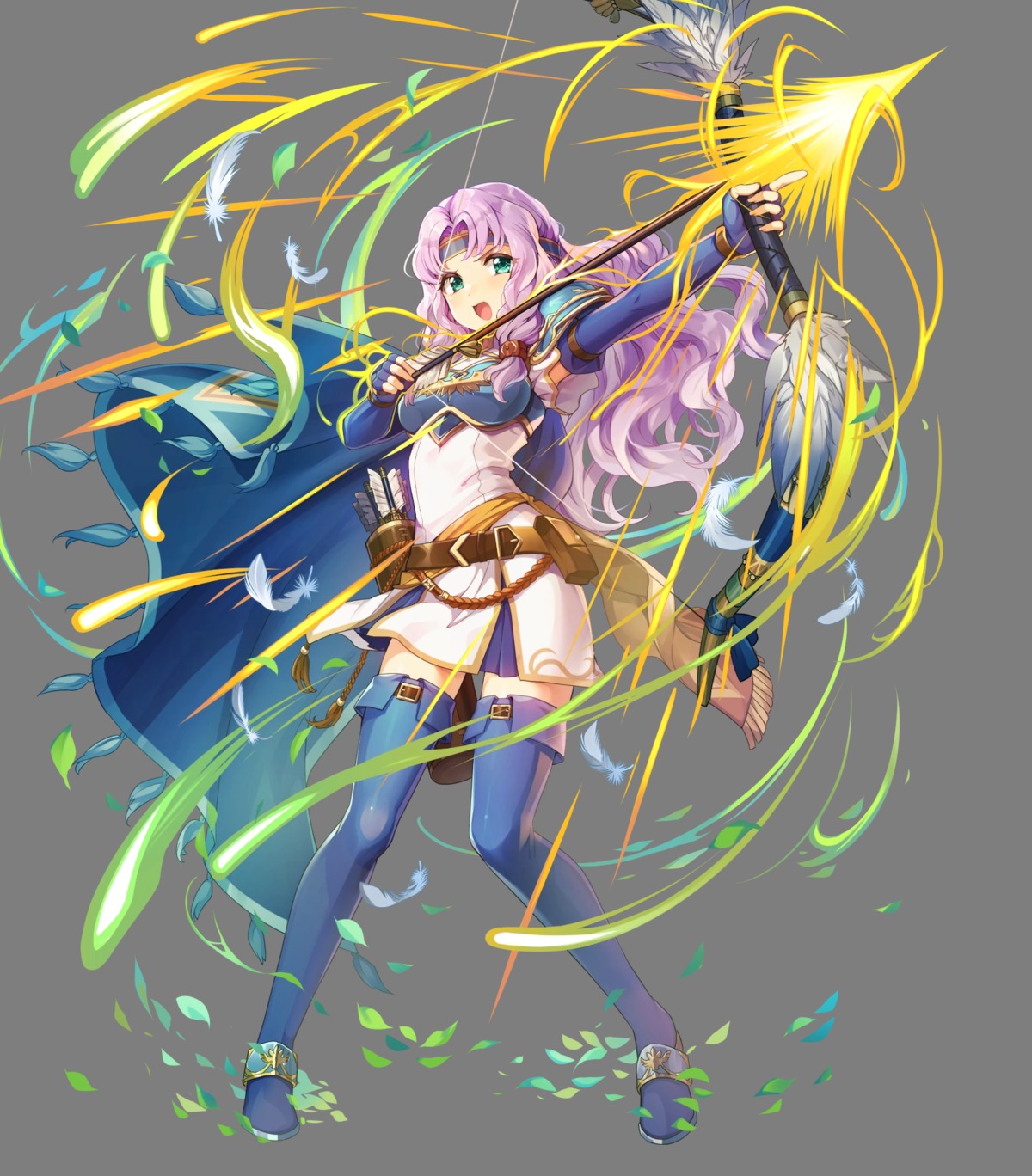 armor chachie fire_emblem fire_emblem:_seima_no_kouseki florina nintendo thighhighs weapon