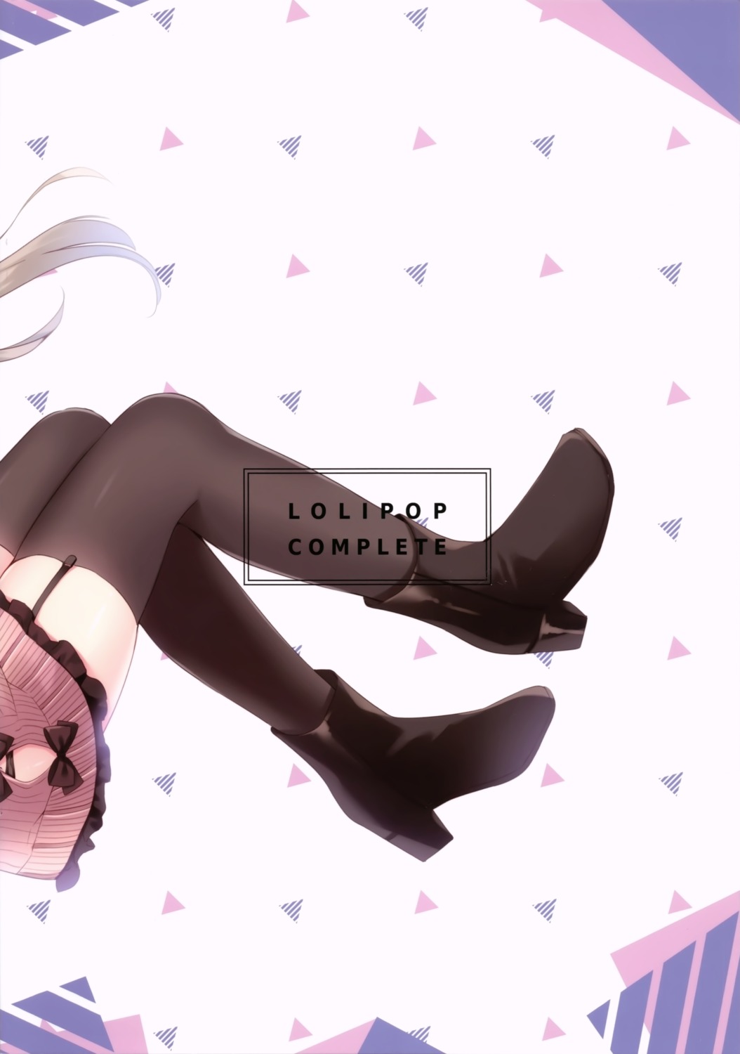 heels koharu_(koiko_irori) koiko_irori lolipop_complete stockings sweater thighhighs