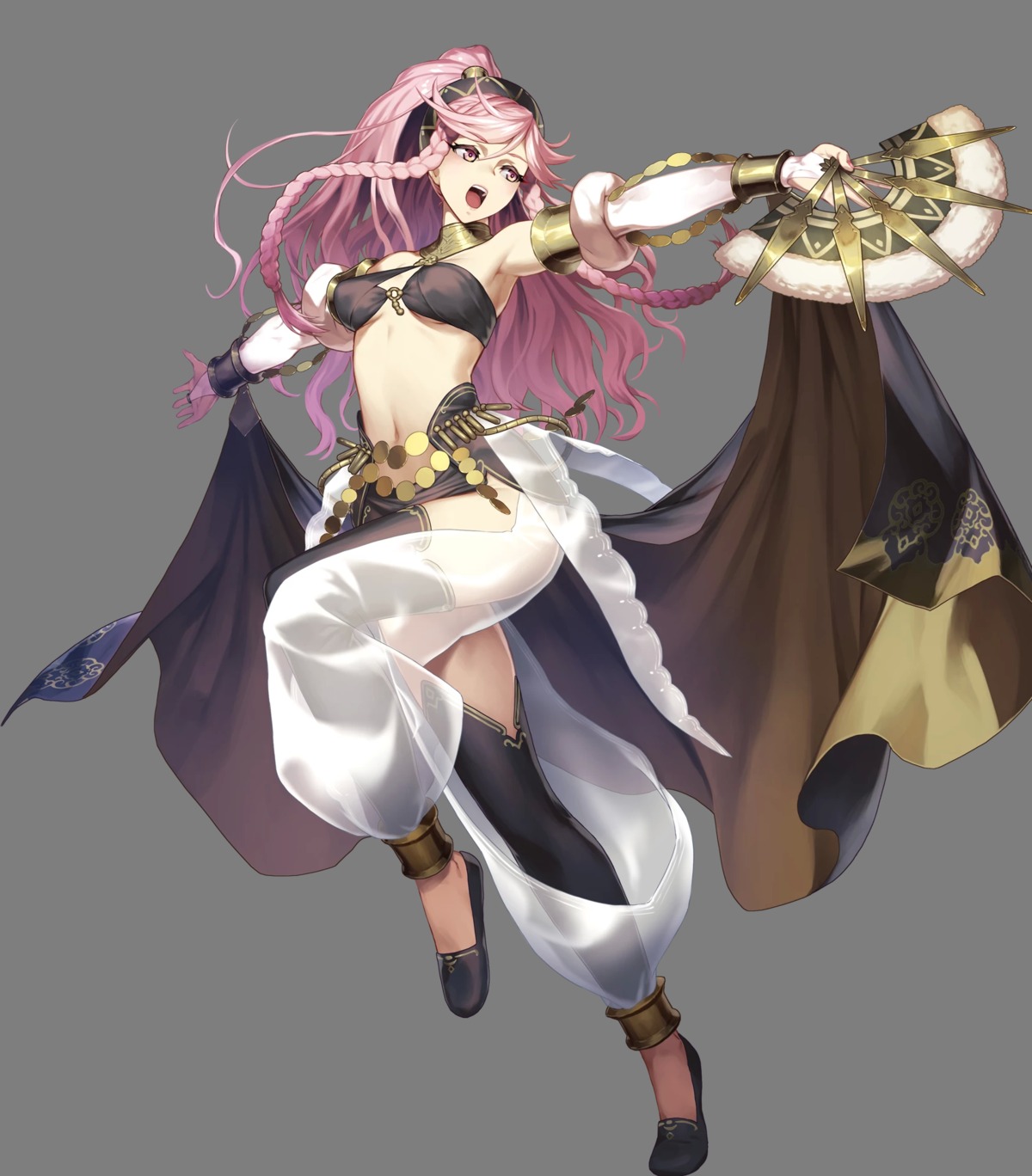 bikini_top chyko7080 cleavage fire_emblem fire_emblem_heroes fire_emblem_kakusei nintendo olivia_(fire_emblem) see_through swimsuits thighhighs torn_clothes transparent_png weapon