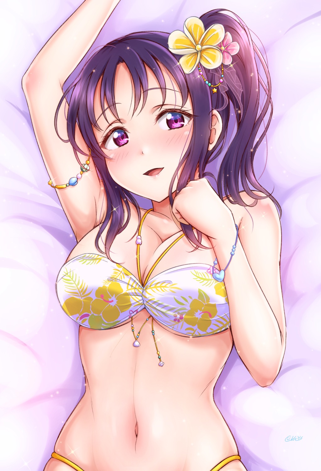 bikini ckst kazuno_sarah love_live!_sunshine!! swimsuits