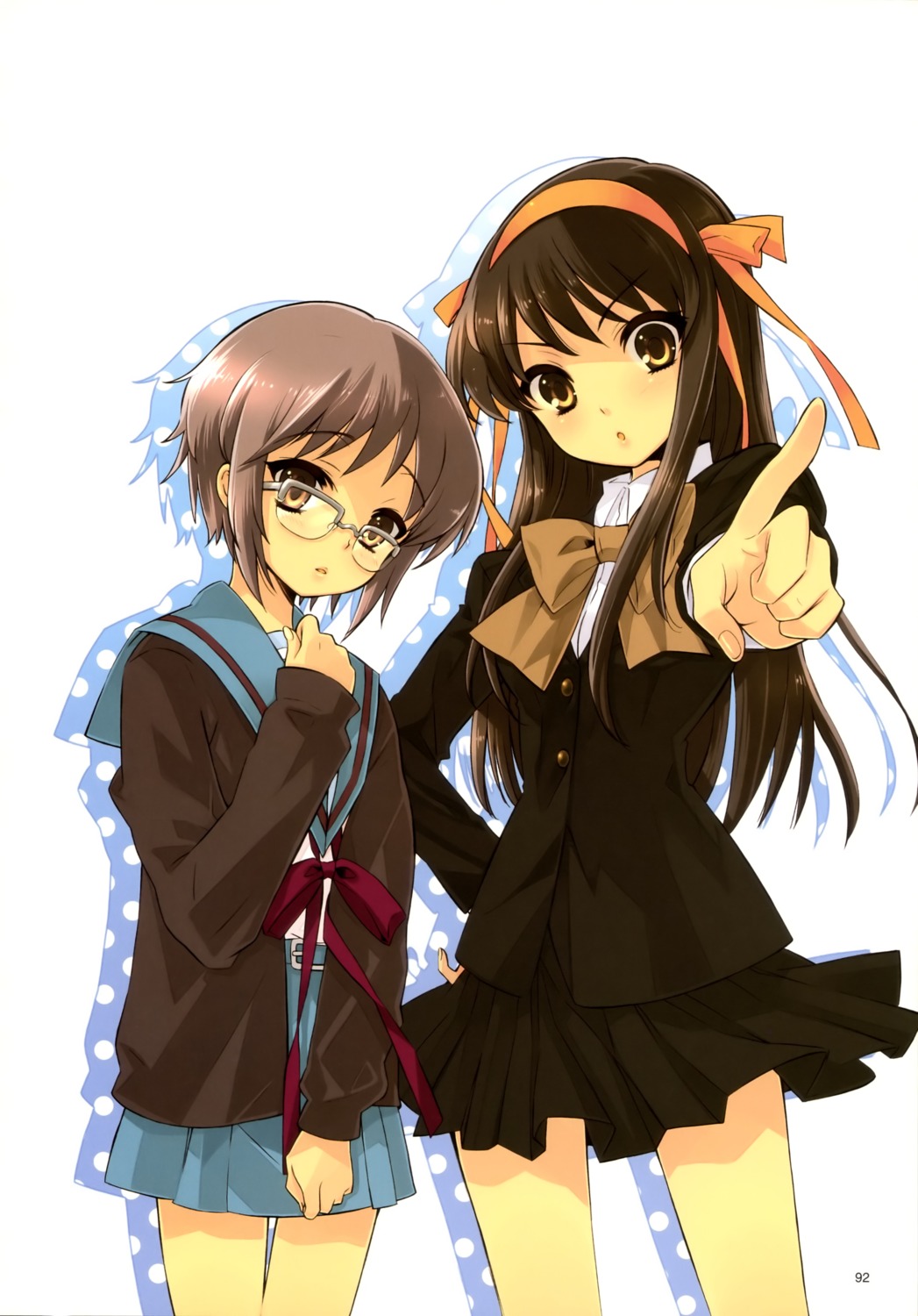 ito_noizi nagato_yuki seifuku suzumiya_haruhi suzumiya_haruhi_no_yuuutsu