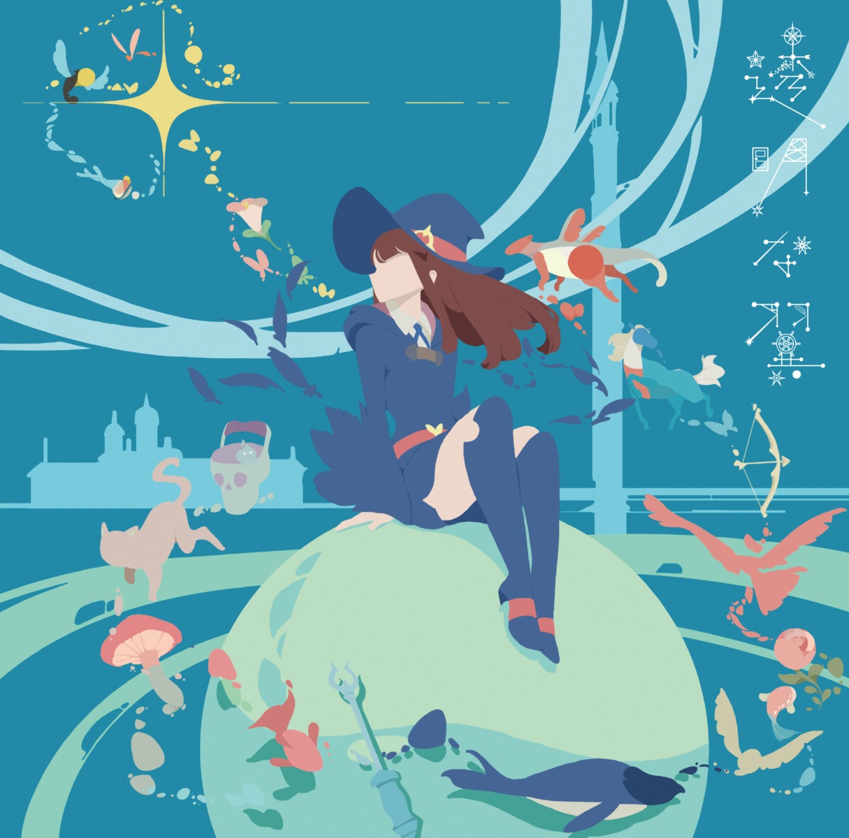 atsuko_kagari disc_cover heels little_witch_academia witch