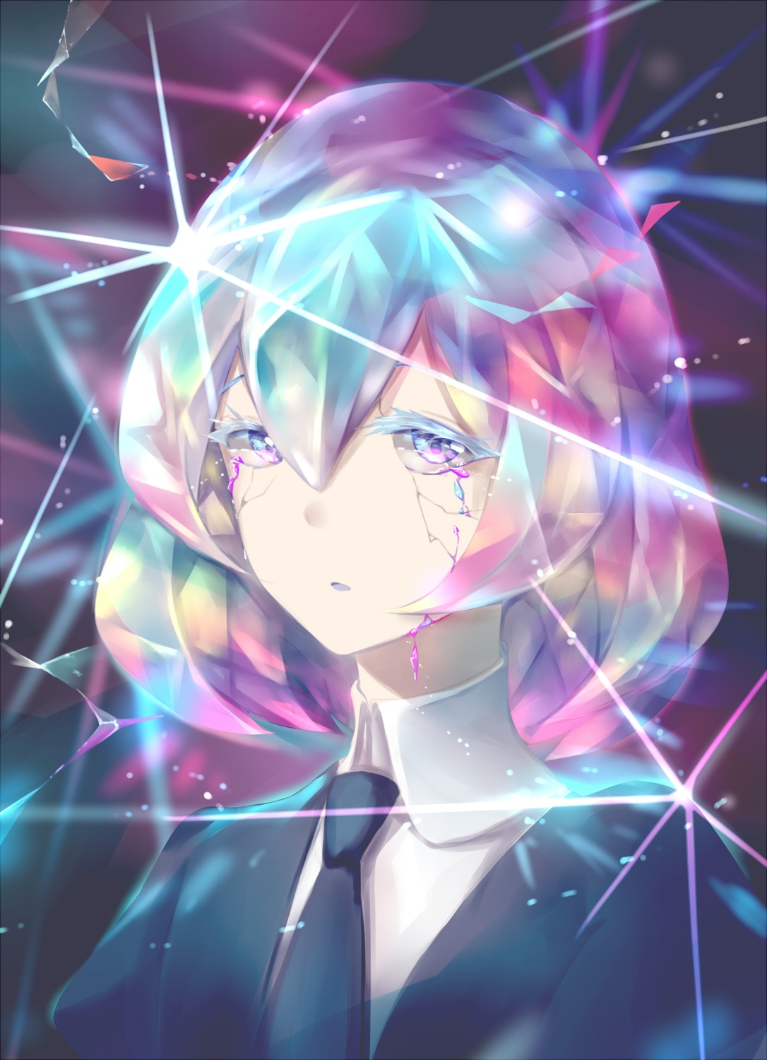 beijixiong diamond_(houseki_no_kuni) houseki_no_kuni