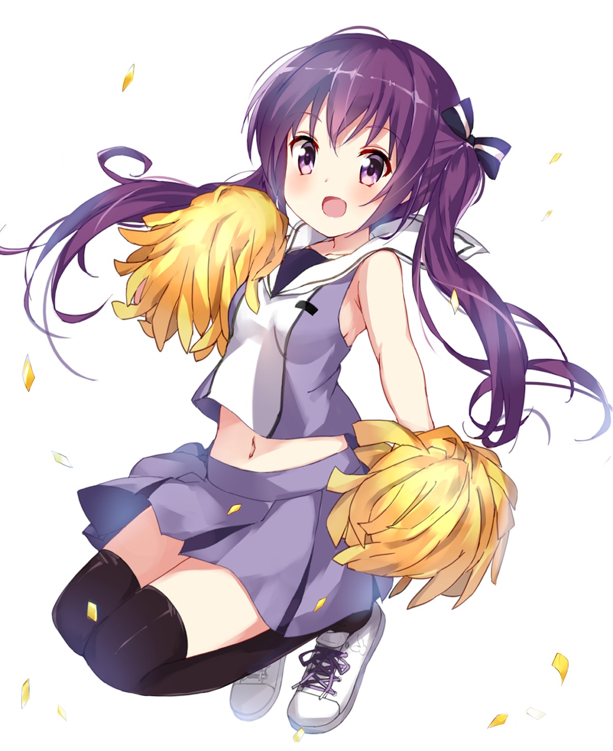 cheerleader gochuumon_wa_usagi_desu_ka? moko_(alice) seifuku tedeza_rize thighhighs