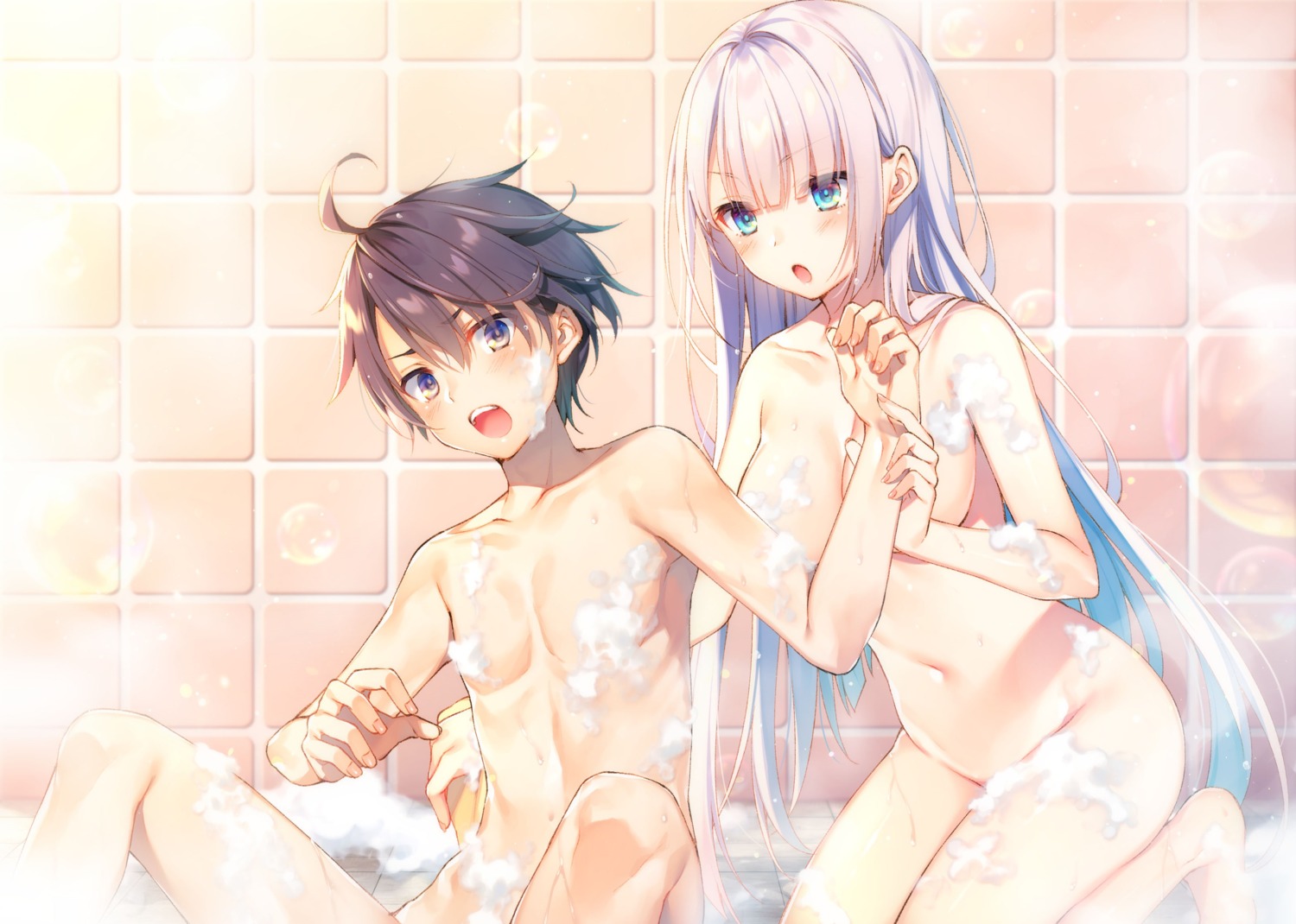 bathing cream detexted leonis_death_magnus naked riselia_ray_crystalia seiken_gakuin_no_maken_tsukai toosaka_asagi