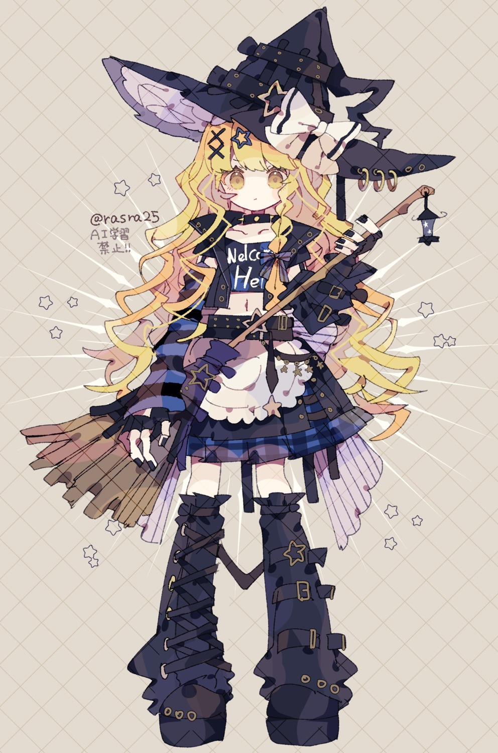 kirisame_marisa nikorashika touhou witch